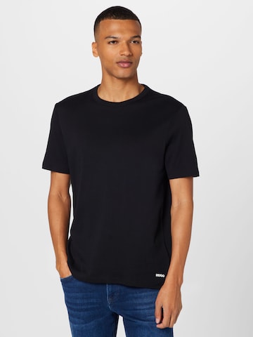 HUGO Red T-shirt 'Dozy' i svart: framsida