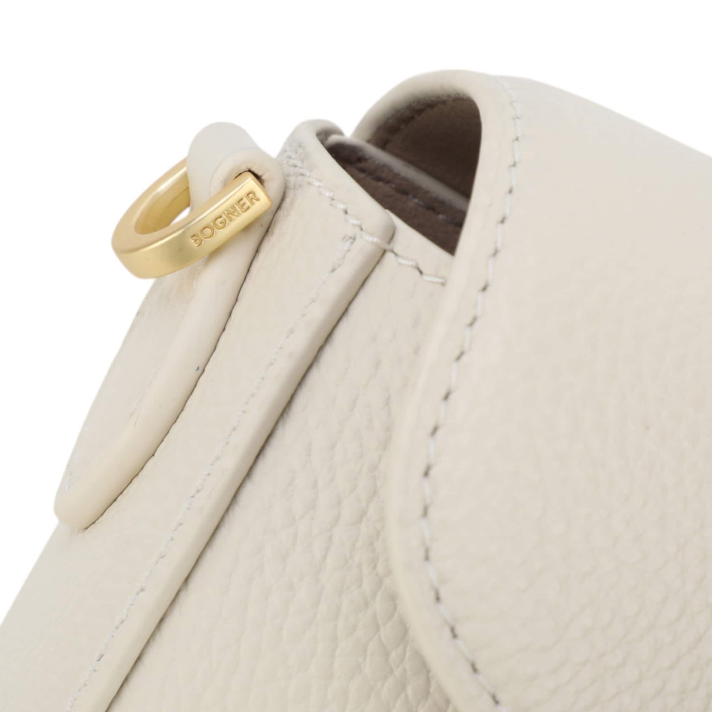 Borsa a spalla 'Pontresina Neve Nera' di BOGNER in beige