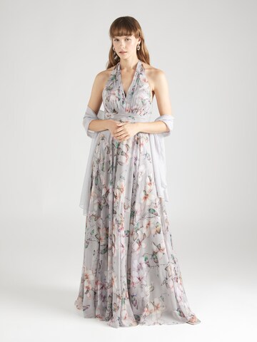 mascara Evening dress in Grey: front