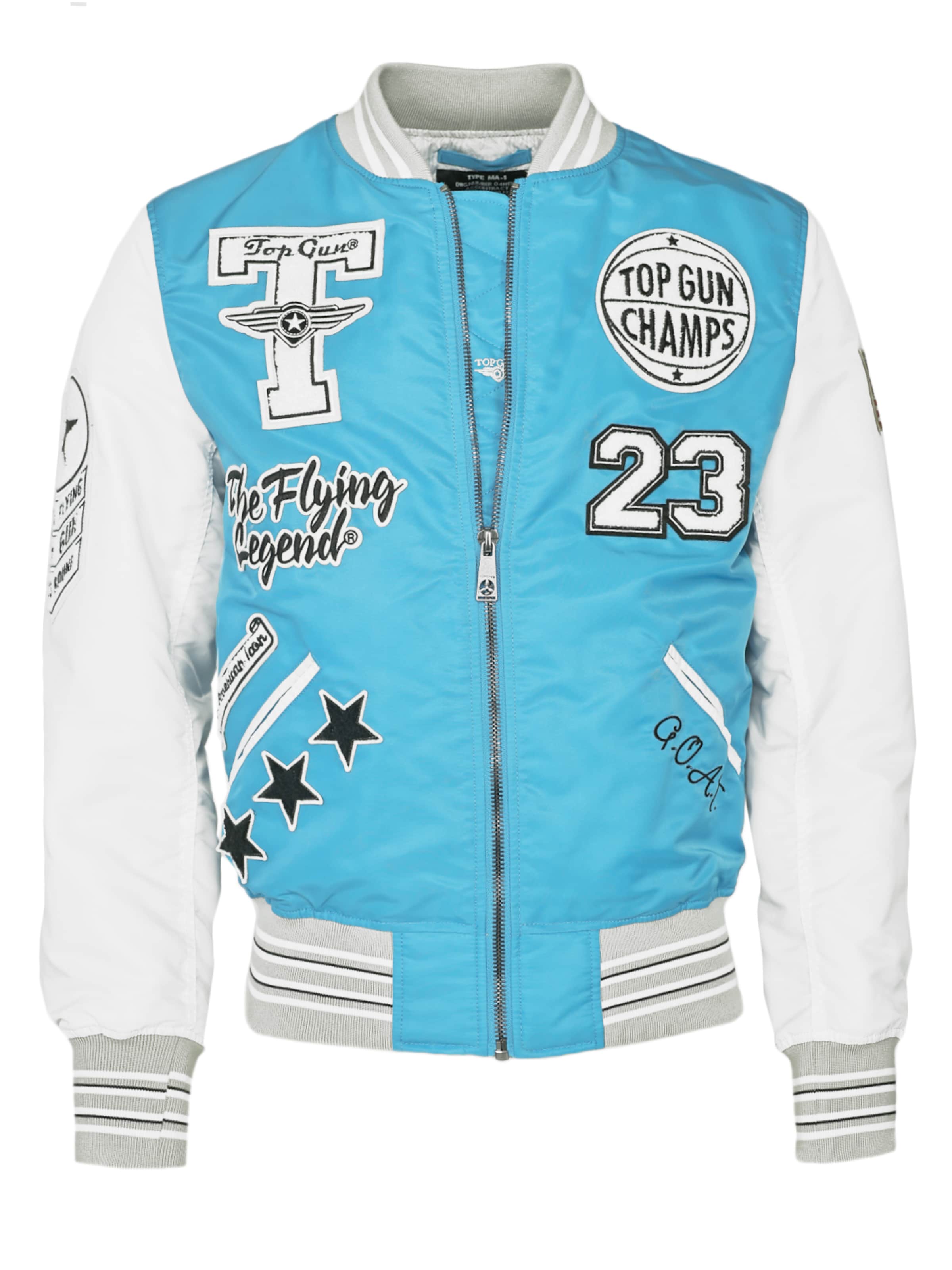 TOP GUN Between-season jacket in Blue: front