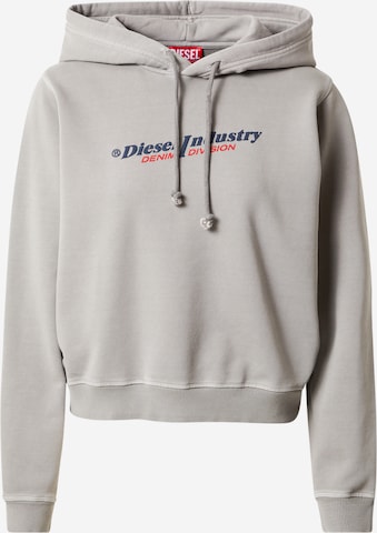 DIESEL Sweatshirt 'REGGY' in Grey: front
