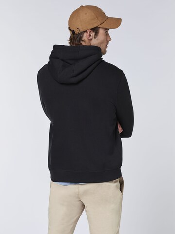 CHIEMSEE Zip-Up Hoodie in Black