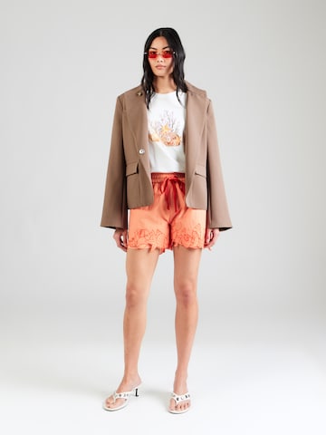 VERO MODA Regular Панталон 'VMLUCIA' в оранжево: отпред