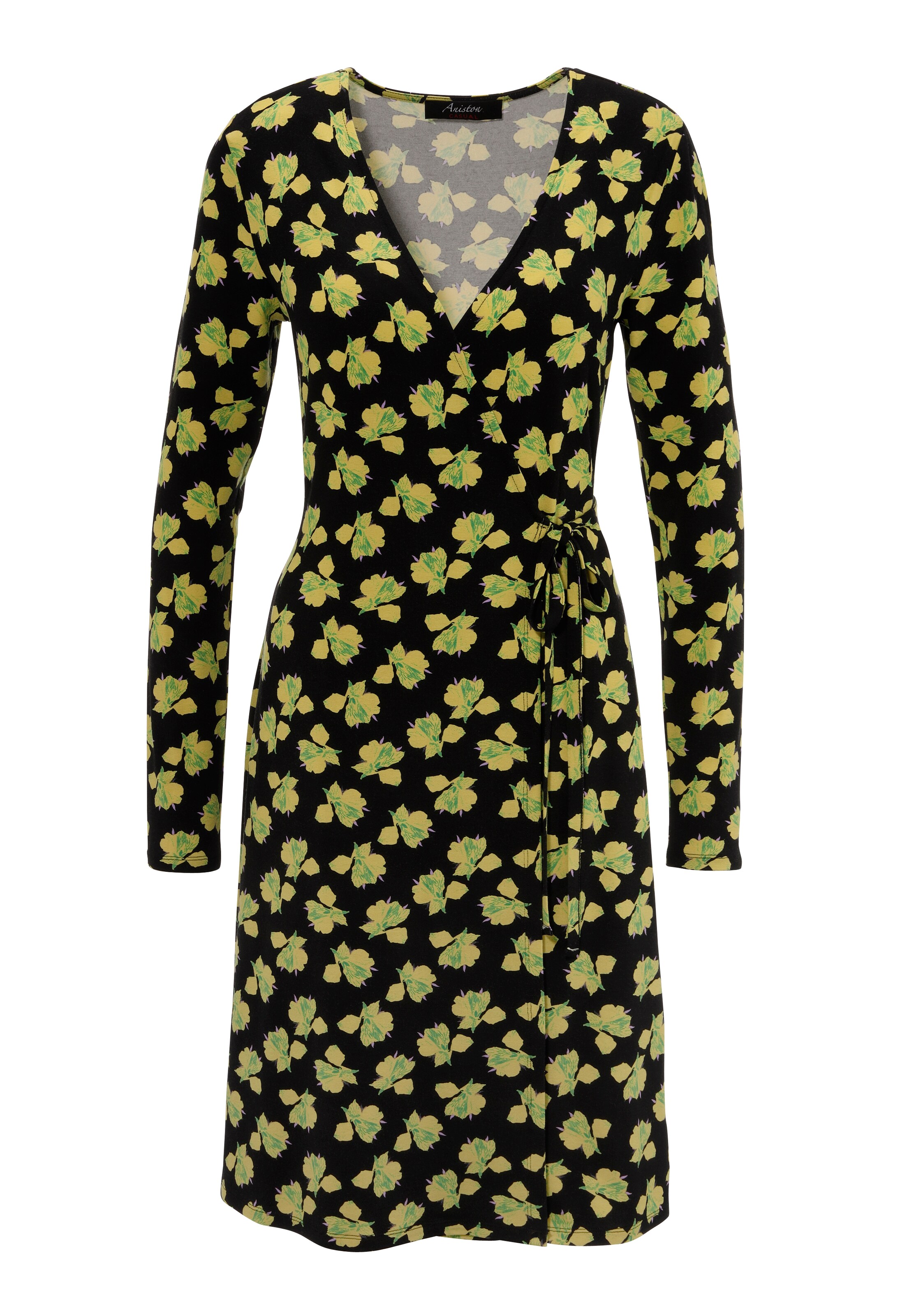 Aniston CASUAL Kleid in Schwarz: Vorderseite