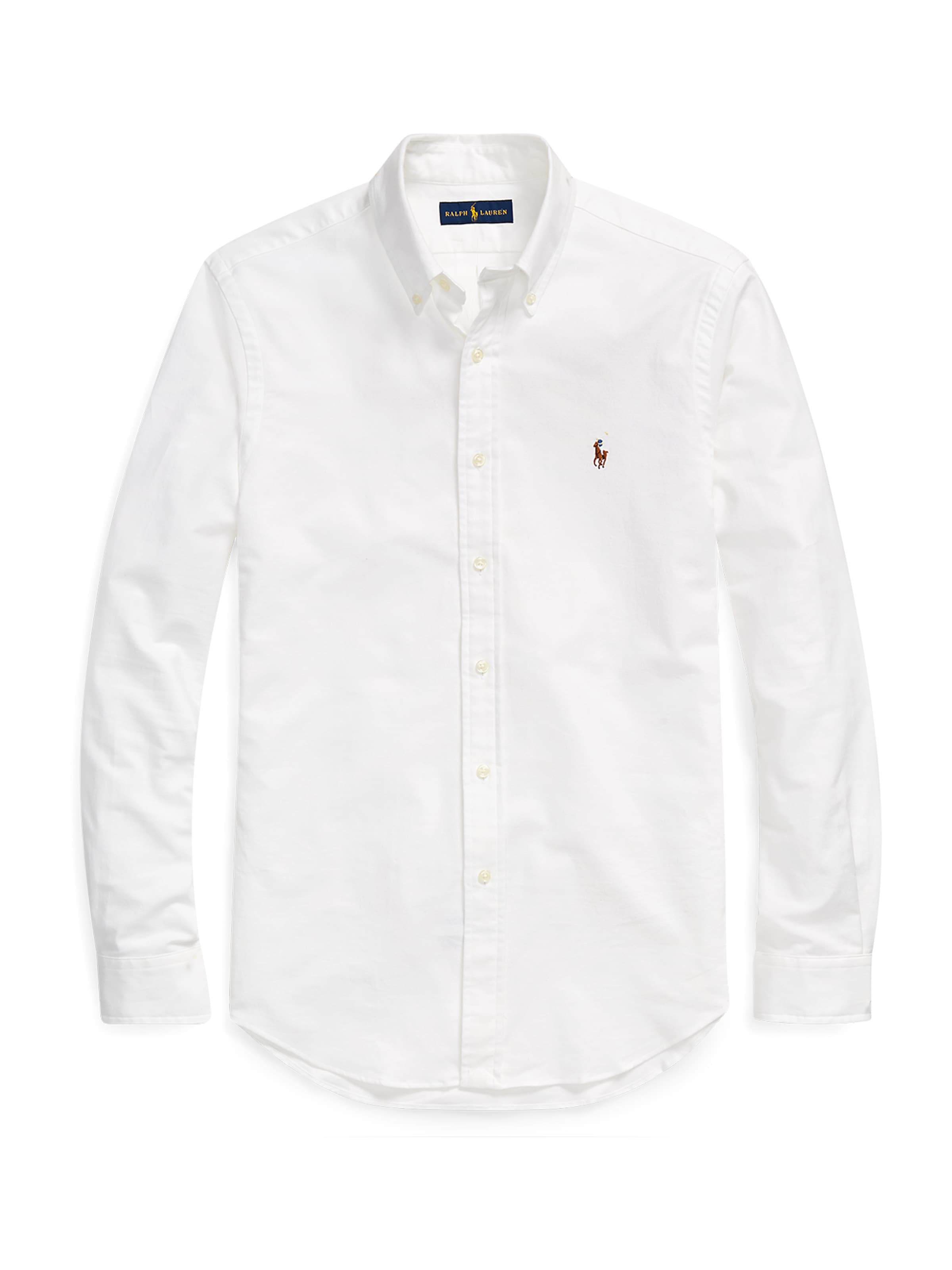 Polo Ralph Lauren - Slim Fit Camisa em branco: frente