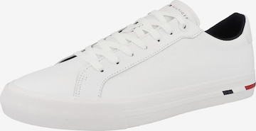 Baskets basses TOMMY HILFIGER en blanc : devant