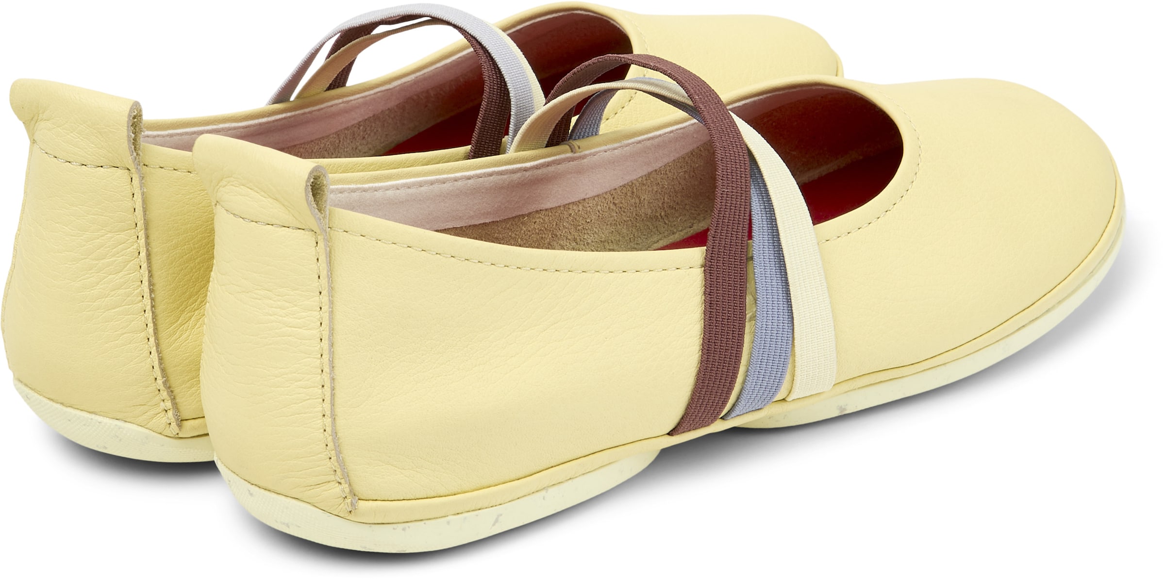 Ballerina con cinturino 'Right Nina' di CAMPER in giallo
