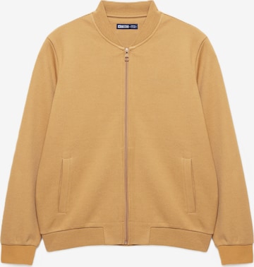 BIG STAR Sweat jacket 'WLADORB' in Brown: front