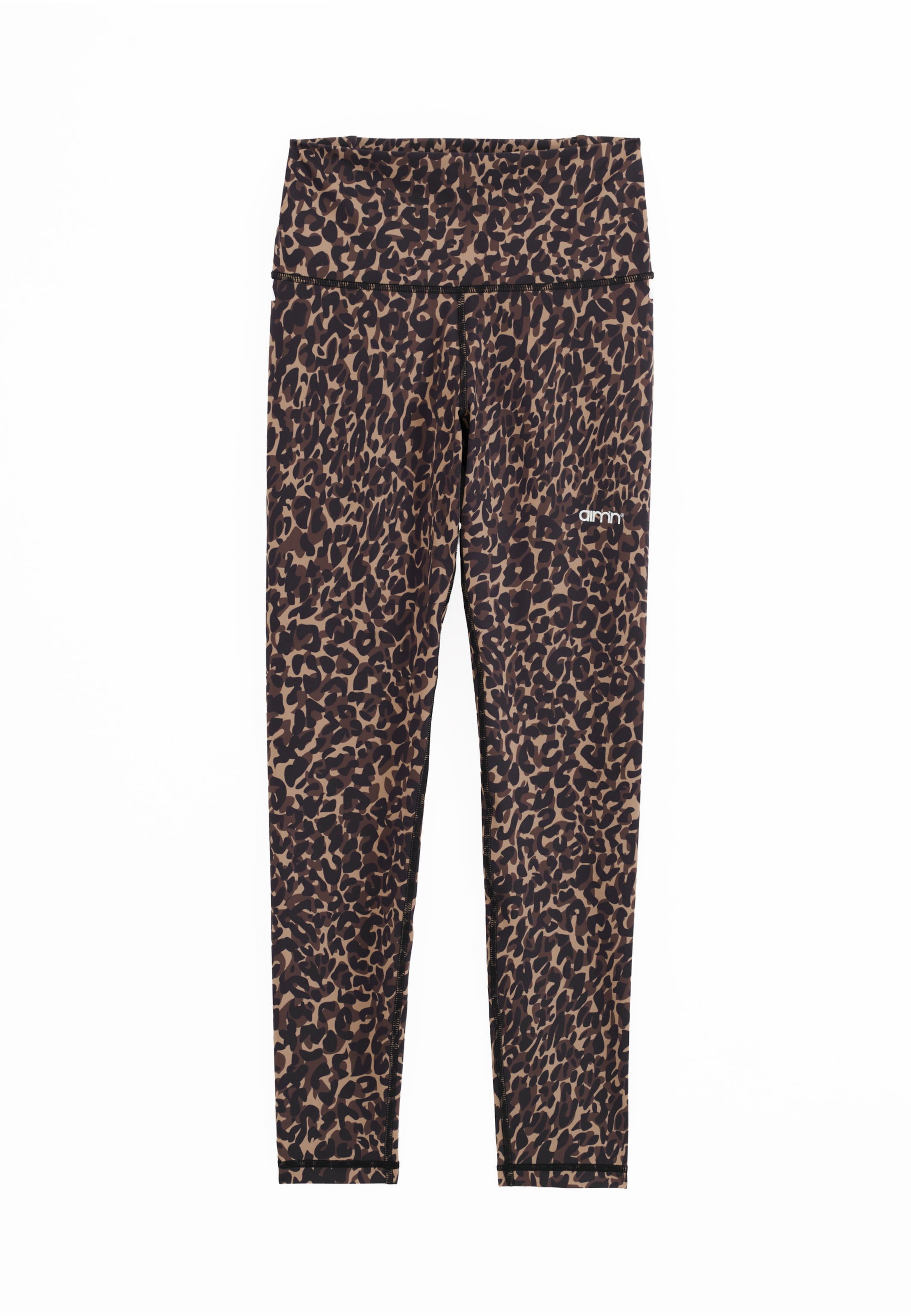 Aim'n Pantalon de sport 'Cheetah' en marron / cappuccino / noir, Vue avec produit