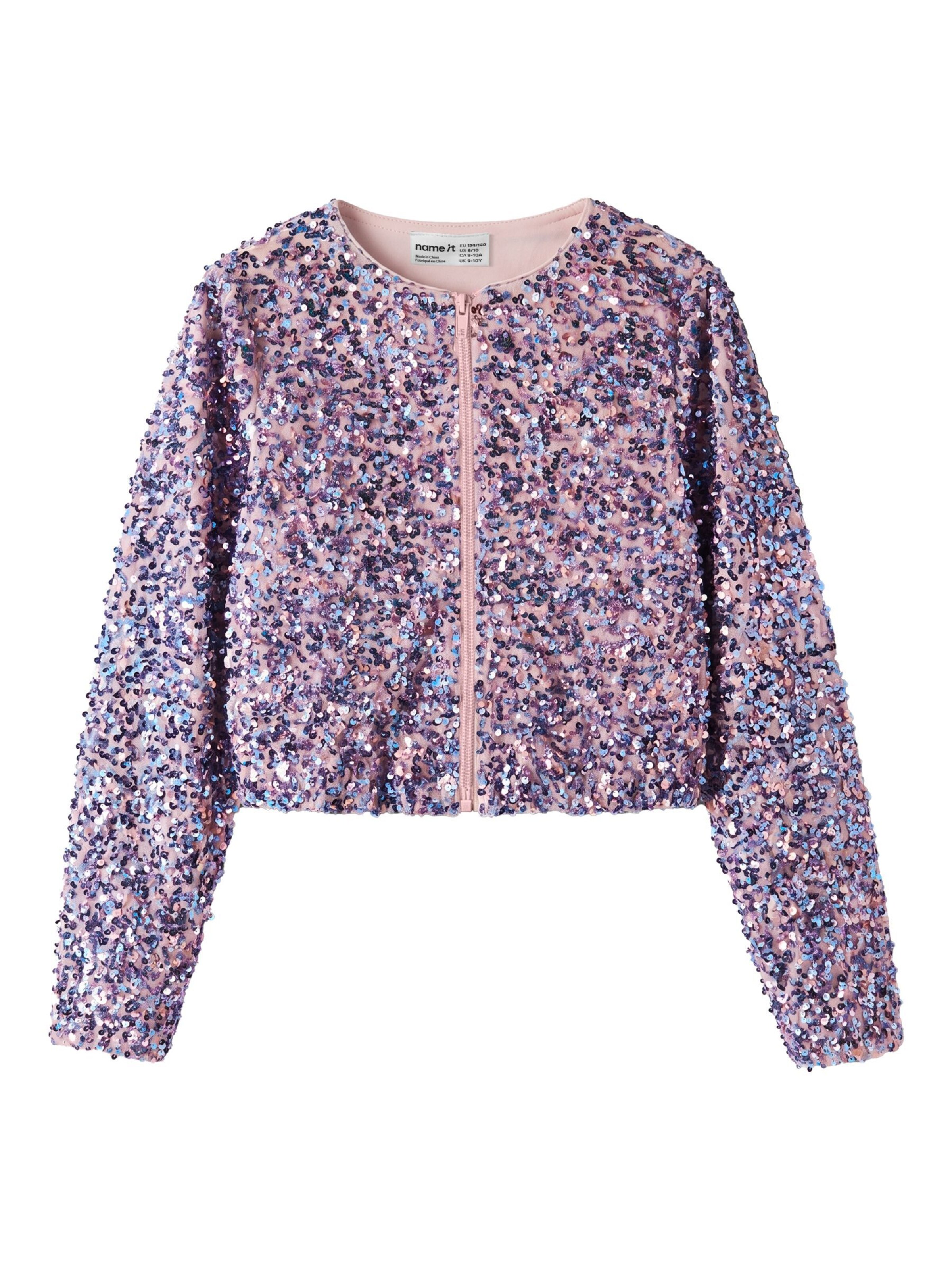NAME IT Tussenjas in Roze: voorkant