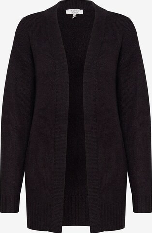 b.young Knit Cardigan in Black: front