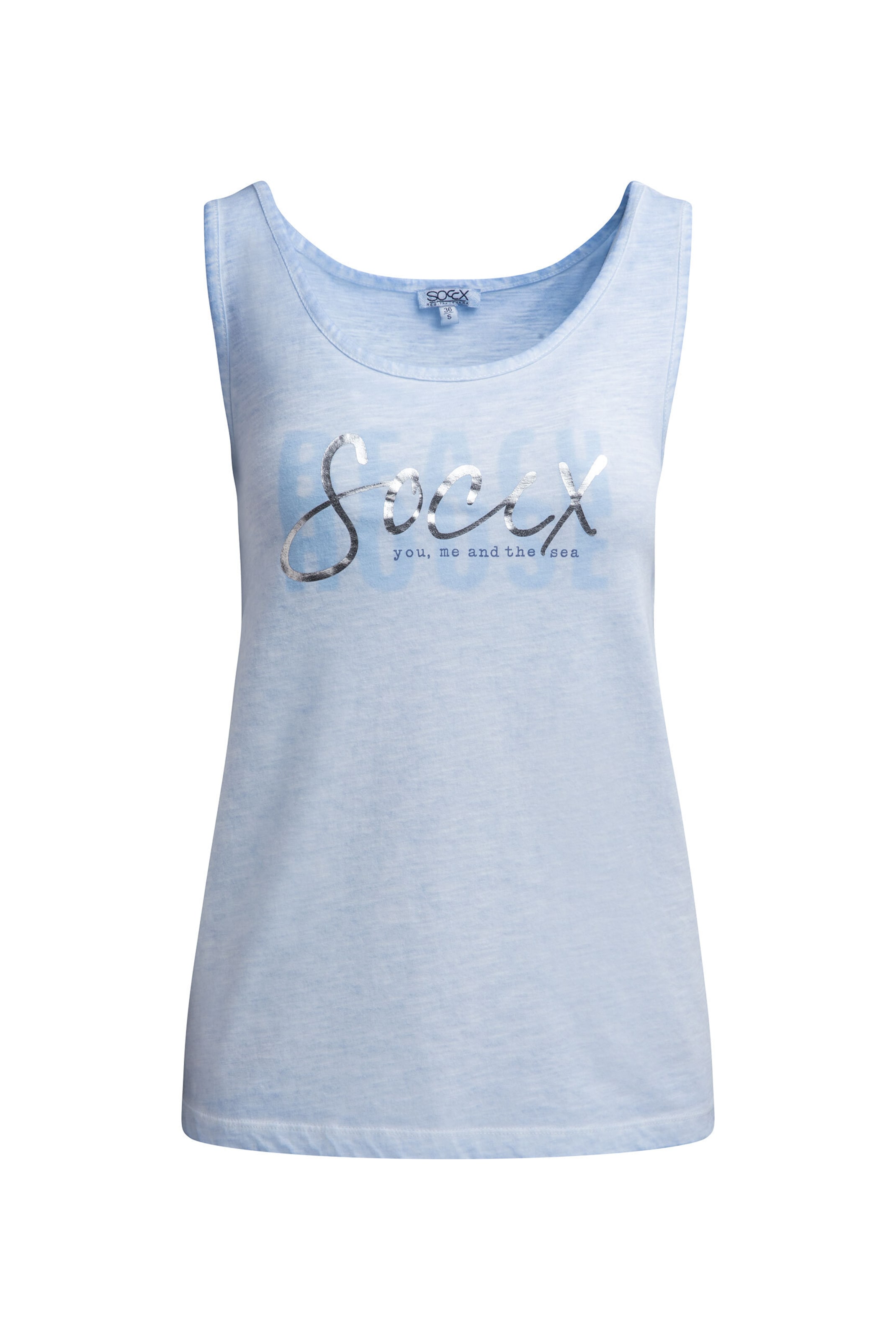 Soccx Top in Blau: Vorderseite