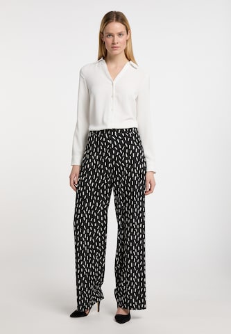 DreiMaster Klassik Wide leg Broek in Zwart