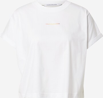 Calvin Klein Jeans Shirt in White: front