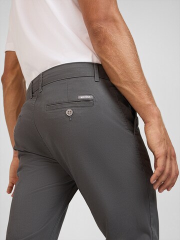 WOTEGA Slimfit Chinohose 'Glenn' in Grau