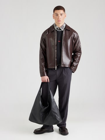 HUGO Sweatshirt 'Dubraxo' in Schwarz