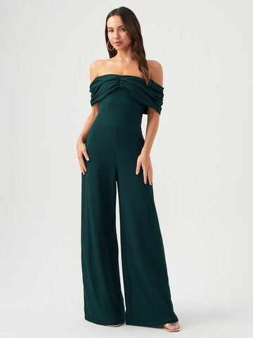 BWLDR - Jumpsuit 'Amalie' en verde: frente
