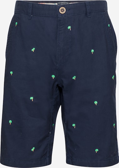 COLOURS & SONS Chino trousers in Dark blue / Light brown / Light green, Item view