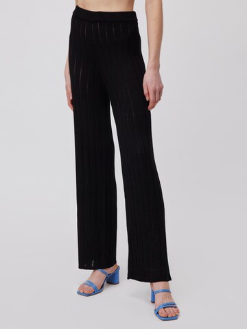 évasé Pantalon 'Rieke' LeGer by Lena Gercke en noir : devant