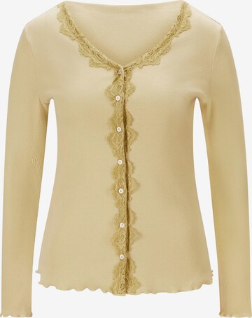 Cardigan Linea Tesini by heine en beige : devant