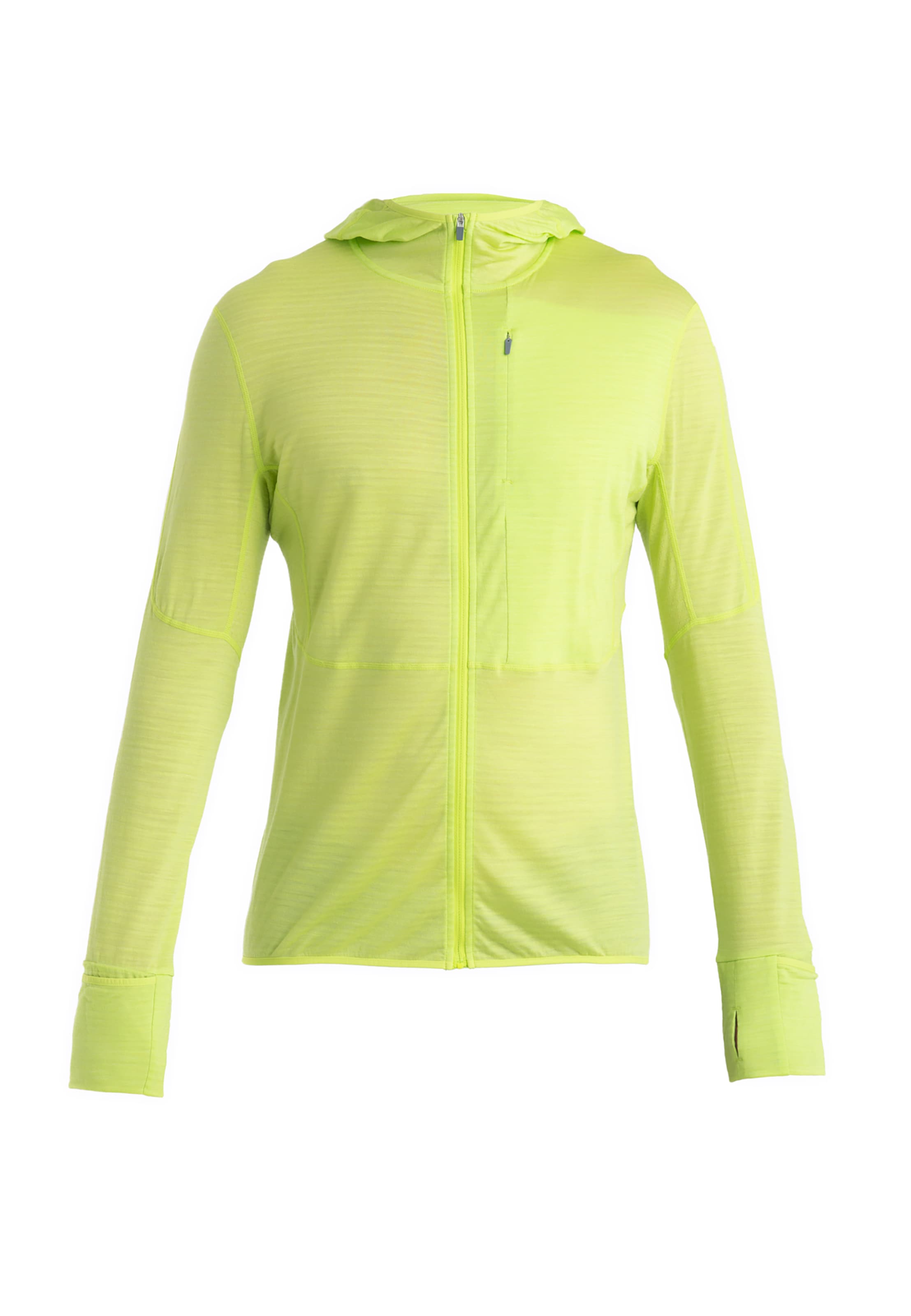 ICEBREAKERTehnička flis jakna 'Realfleece Descender' - zelena boja: prednji dio