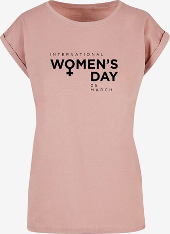 T-shirt 'WD - International Women's Day' Merchcode en rose : devant