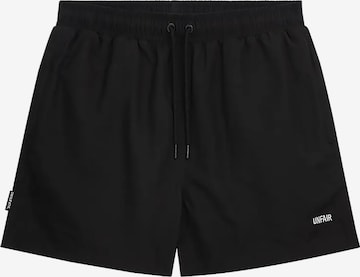 Pantaloncini da bagno 'Water Effect' di Unfair Athletics in nero: frontale
