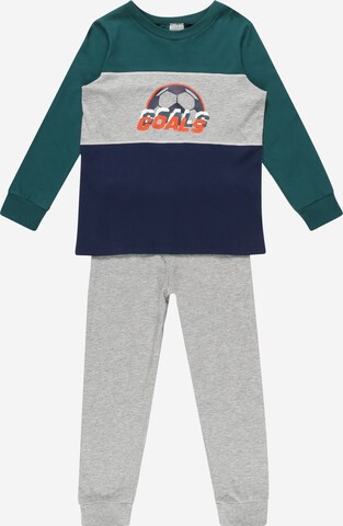 SCHIESSER Pajamas in Green: front