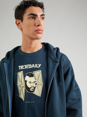 Iriedaily - Camisa 'Fighter' em azul