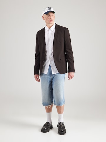 Coupe regular Chemise Abercrombie & Fitch en blanc