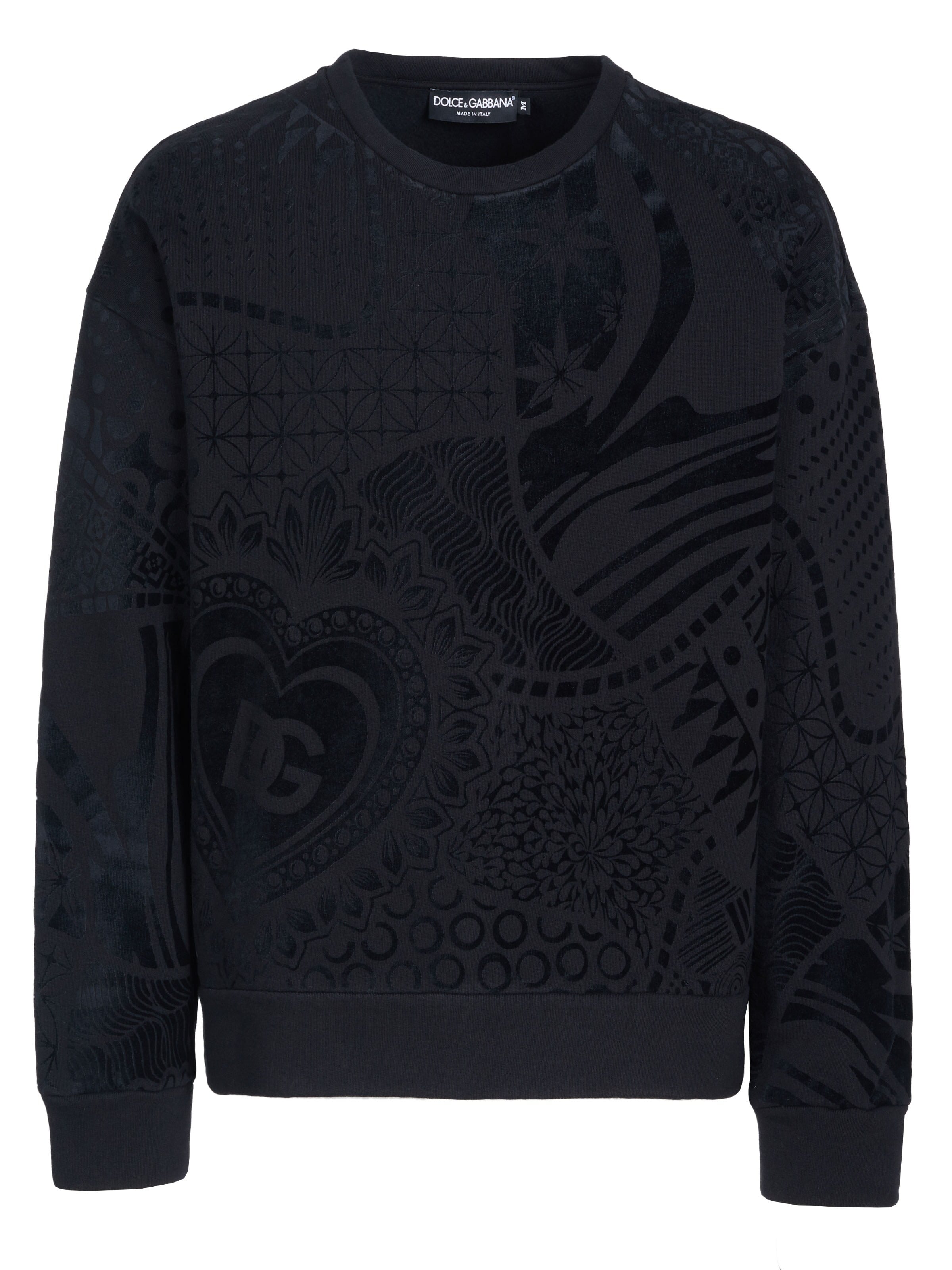 DOLCE & GABBANA Sweatshirt 'Dolce & Gabbana Pullover' in XS in de kleur Zwart, Productweergave