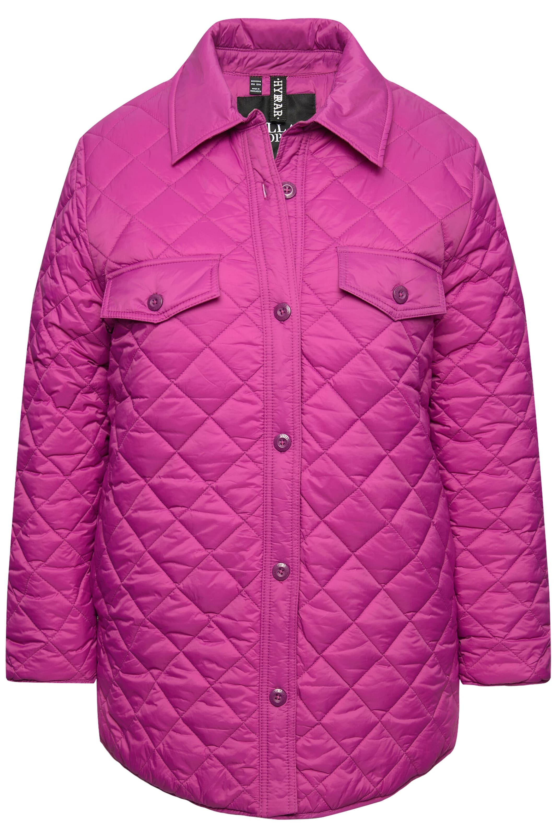 Ulla Popken Between-season jacket in Pink: front