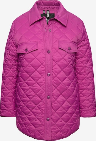 Veste mi-saison Ulla Popken en rose : devant