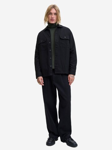 JACK & JONES Regular fit Button Up Shirt 'Charge' in Black