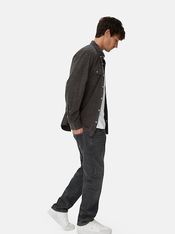 CAMEL ACTIVE Regular Fit Langarmhemd mit aufgesetzten Taschen in Schwarz