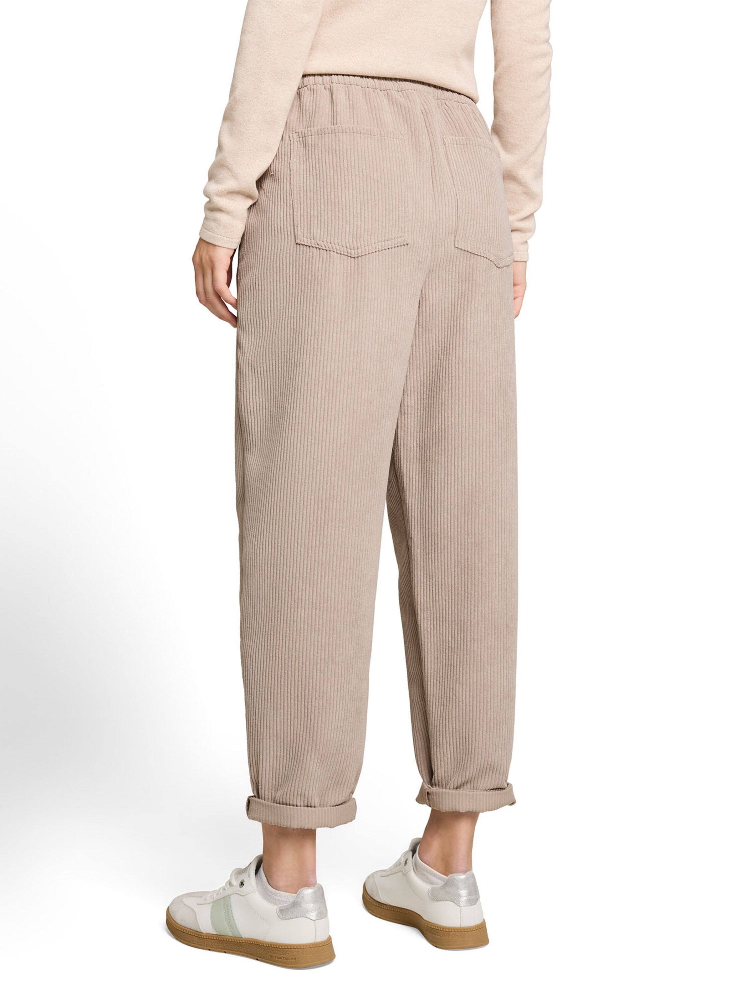 TOM TAILOR DENIM Barrel Püksid, värv pruun