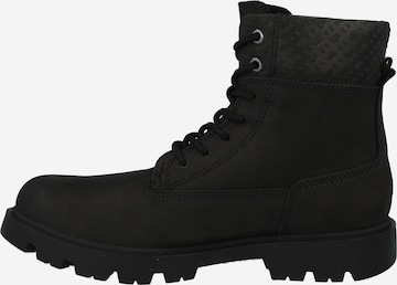 BOSS Black Lace-Up Boots 'Adley' in Black