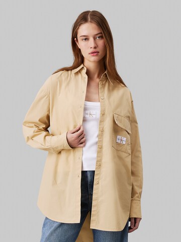 Calvin Klein Jeans Übergangsjacke in Beige: Vorderseite