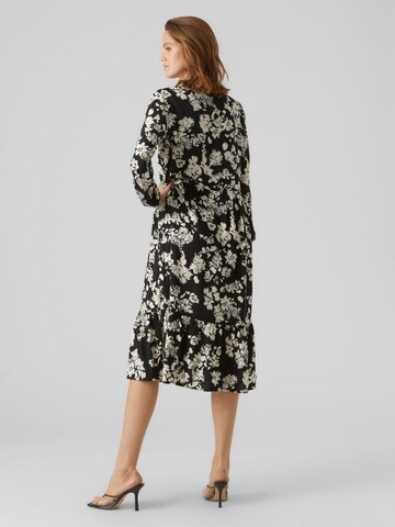 VERO MODA Blusenkleid in Schwarz