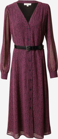 MICHAEL Michael Kors Платье-рубашка 'KATE' в Ярко-розовый: спереди