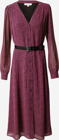 MICHAEL Michael Kors Платье-рубашка 'KATE' в Ярко-розовый: спереди