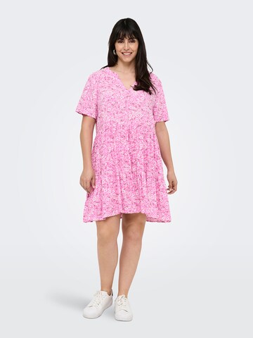 ONLY Carmakoma Сарафан 'CARZALLY THEA' в Ярко-розовый