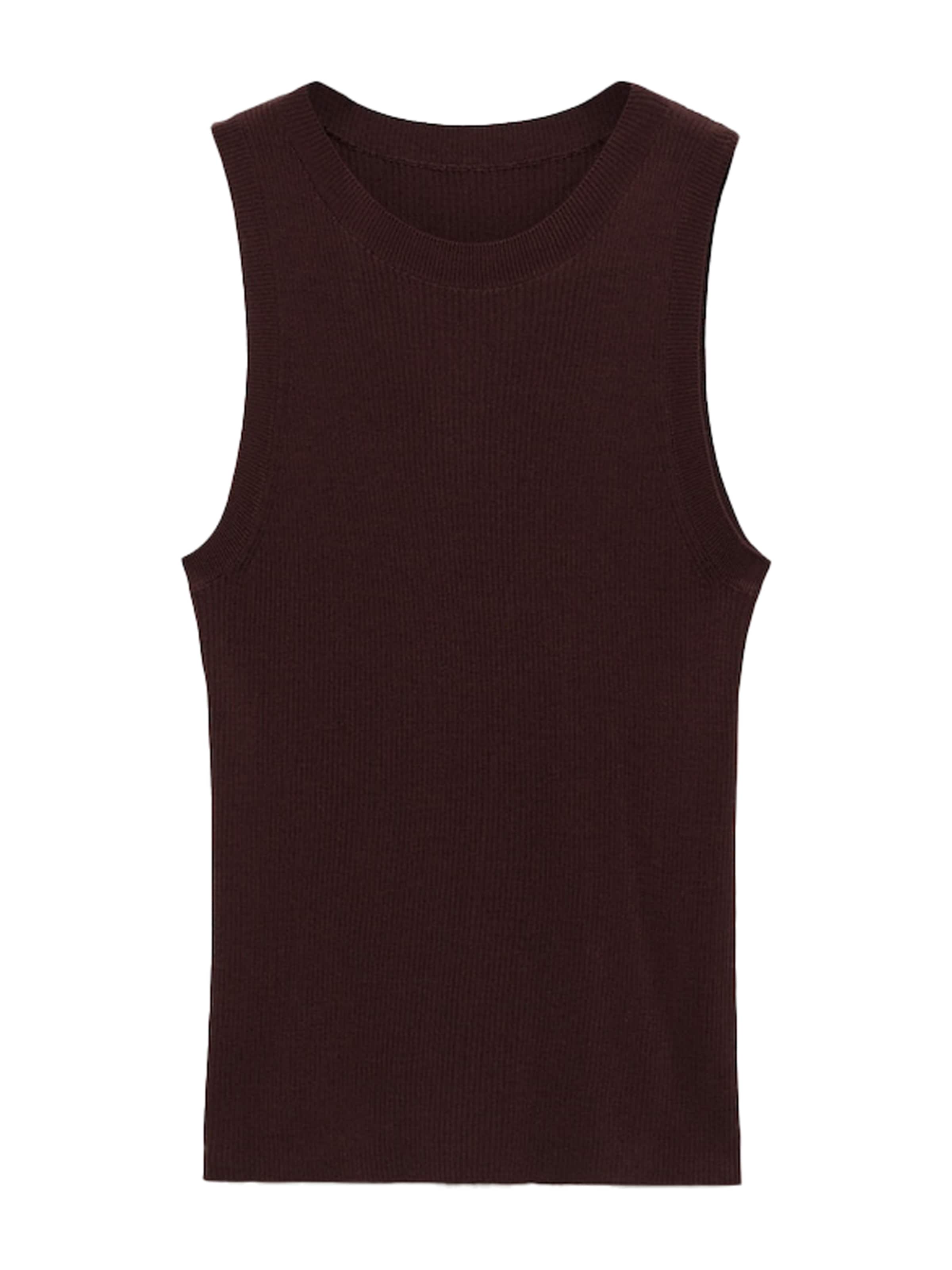 MANGO Kardigany 'KARL' – hnědá: přední strana