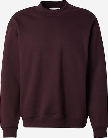 purpurinė WEEKDAY Megztinis be užsegimo: priekis