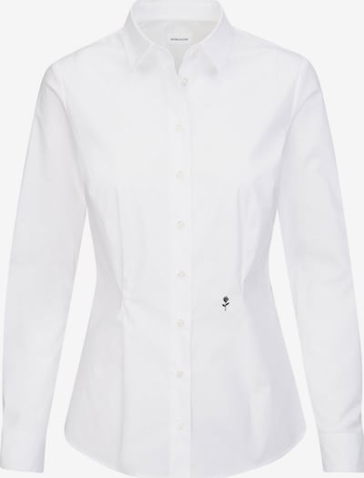 SEIDENSTICKER Bluse 'Schwarze Rose' in weiß, Produktansicht