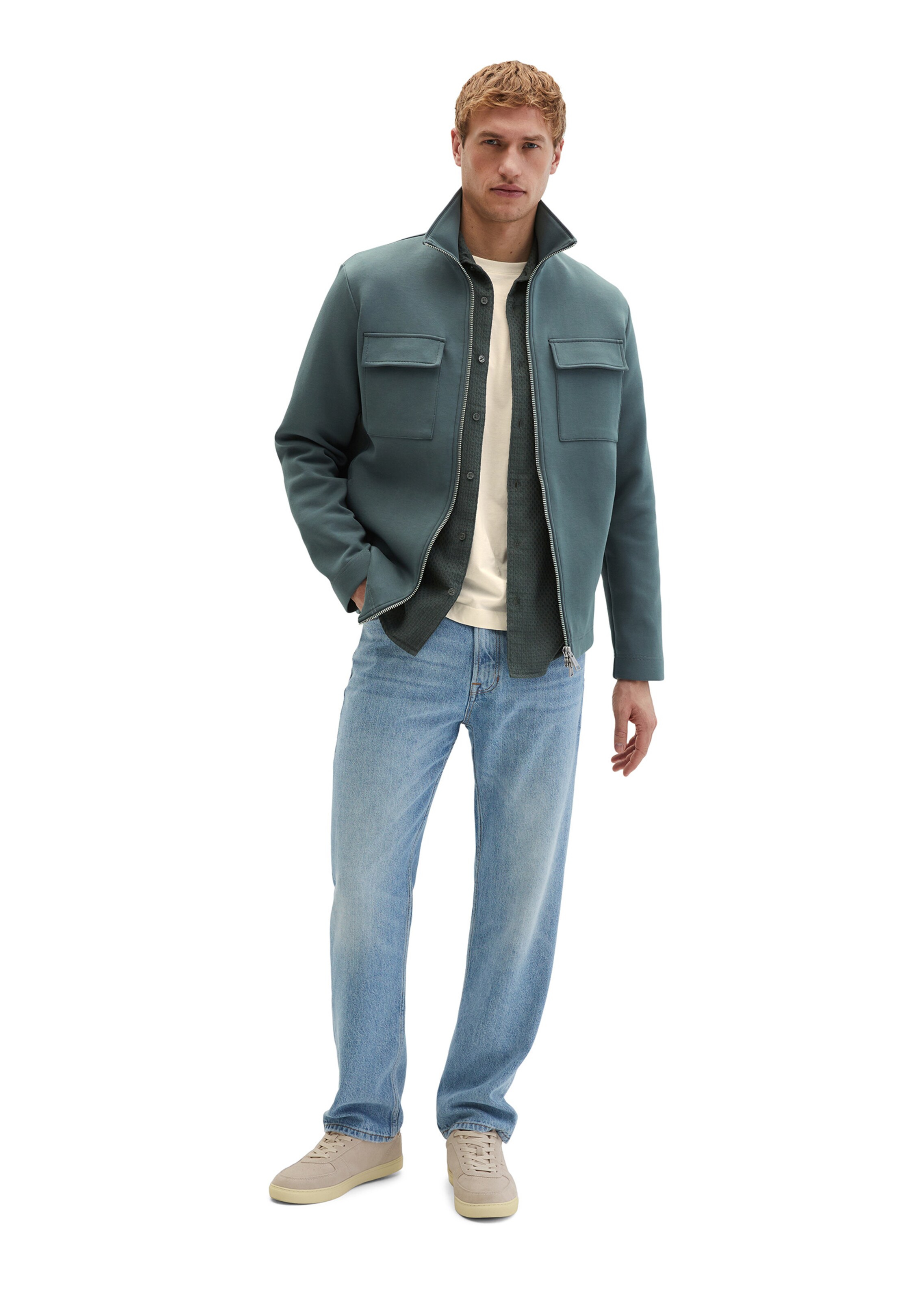 Marc O'Polo Sweat jacket in Green