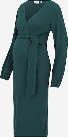 Abito in maglia di MAMALICIOUS in verde: frontale