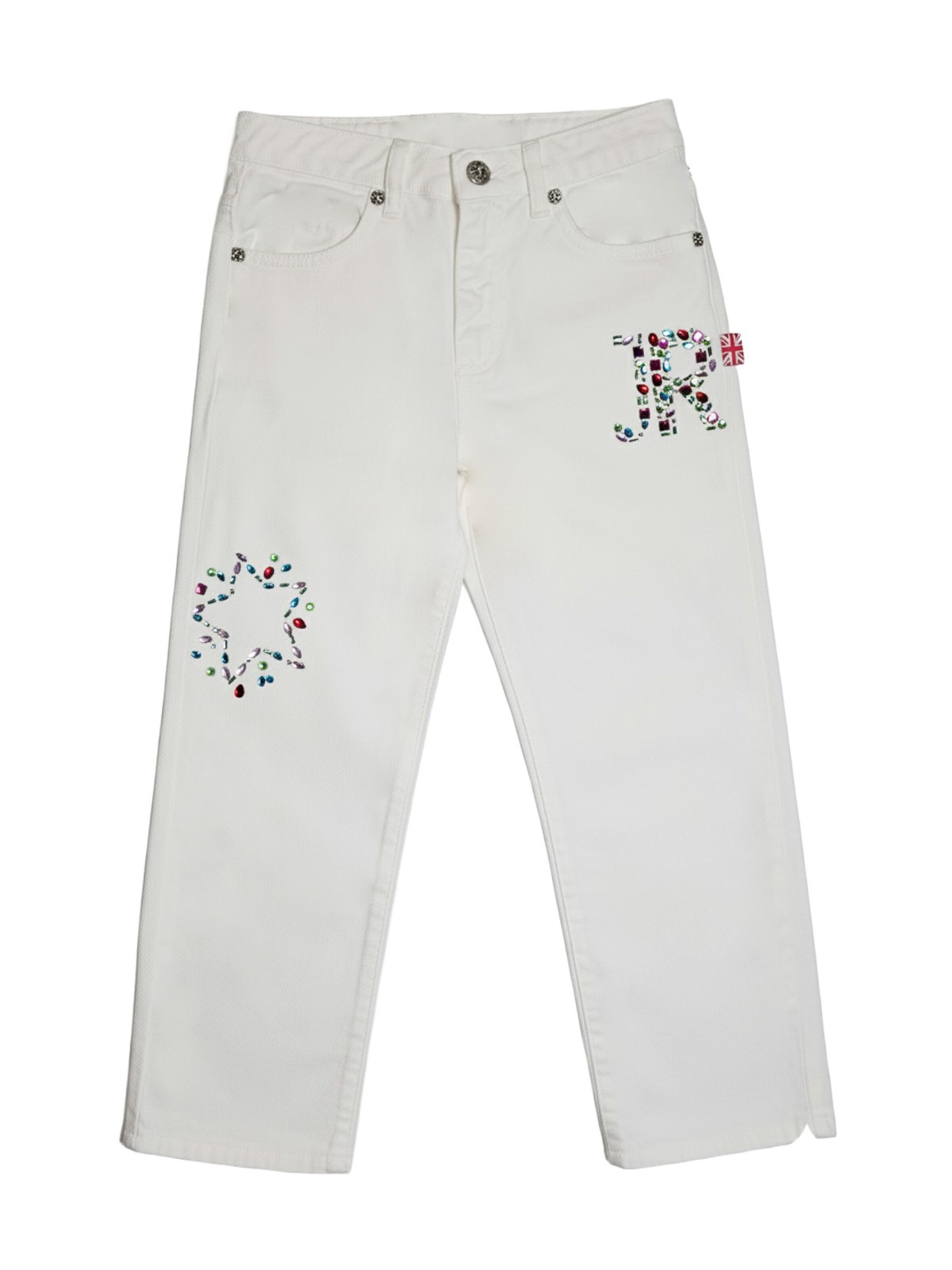 Loosefit Jeans di John Richmond in bianco: frontale