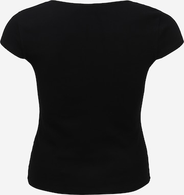 ABOUT YOU Curvy Shirt 'Nanni' in Zwart