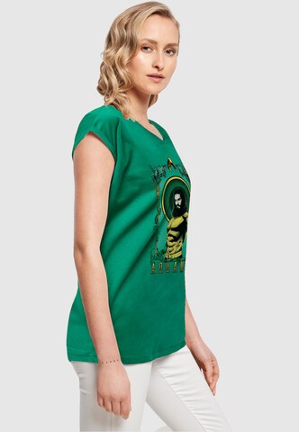 ABSOLUTE CULT T-Shirt 'Aquaman - Trident' in Grün